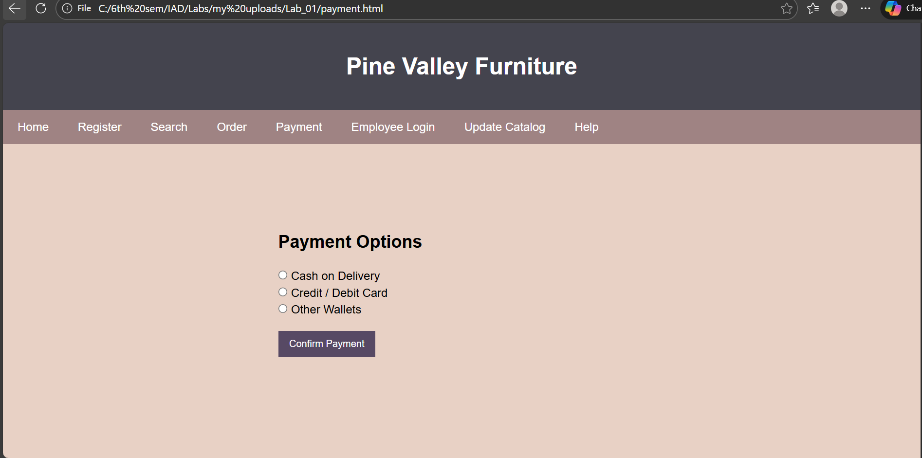 Payment Screenshot